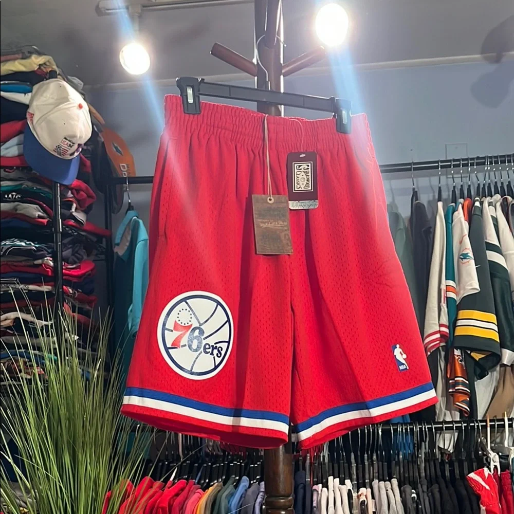 Philadelphia 76ers Mitchell & Ness Basketball Shorts